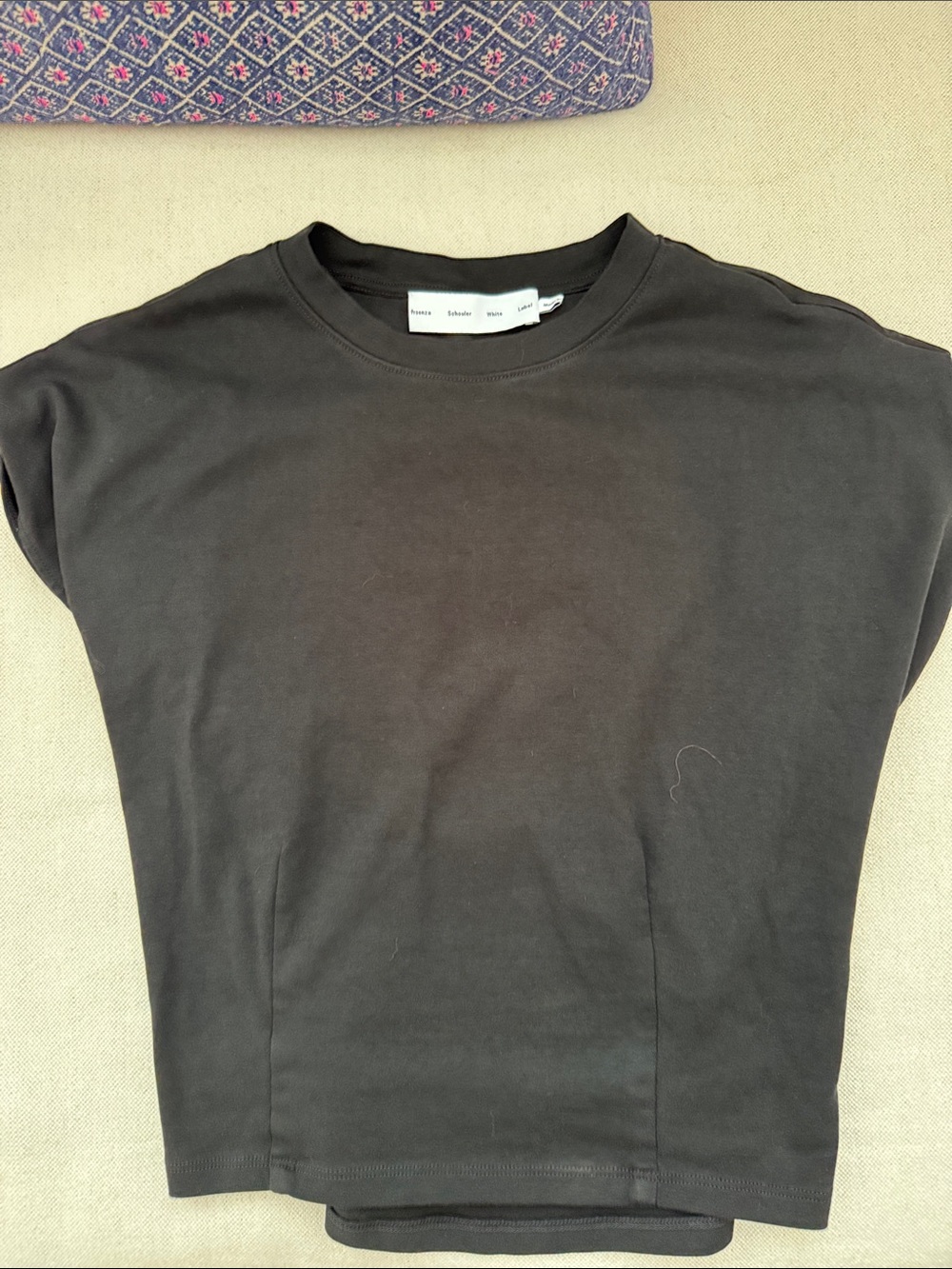 Proenza Schouler Black Crewneck Tee